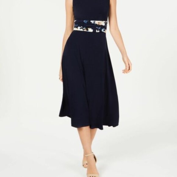 Jessica Howard Petite Floral-Print Jacket - Picture 3 of 3